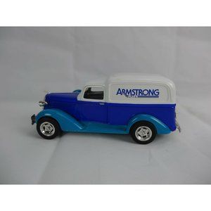 Armstrong Air 1936 Dodge die cast truck Van LIBERTY CLASSICS BANK Blue White